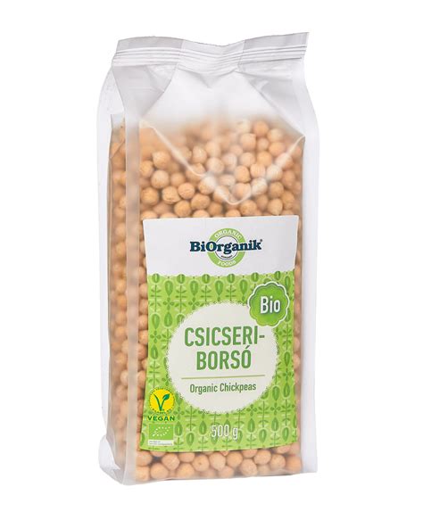 Bio minőségű csicseriborsó penne csomagolása
