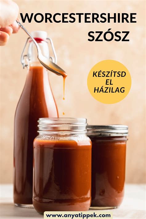 Worcestershire-szósz üveg és fokhagyma