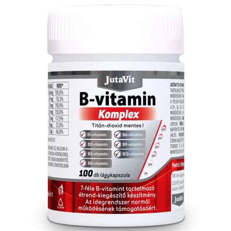 B-vitamin komplex összetevői és azok funkciói