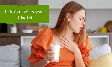 Laktózérzékenység tünetei infografika