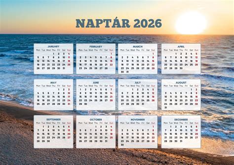 A 2018-as év fotókiállításait bemutató naptár