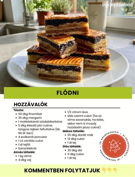 Diós-almás töltelék textúrája