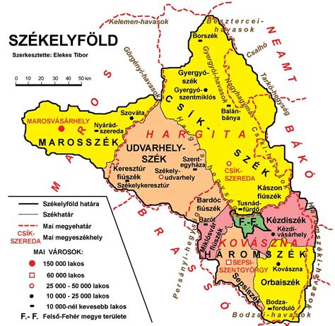 Székelyföld térkép