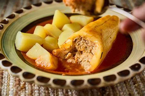 Töltött paprika és paradicsom darált hússal