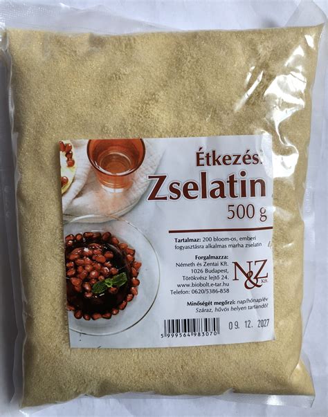 Zselatin molekulaszerkezete