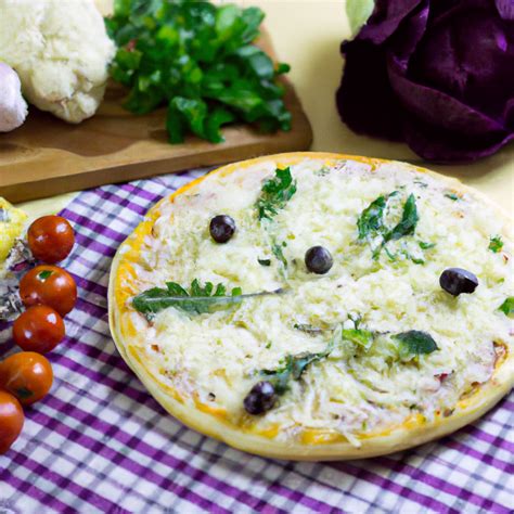 Szeletelt karfiol pizza friss feltétekkel