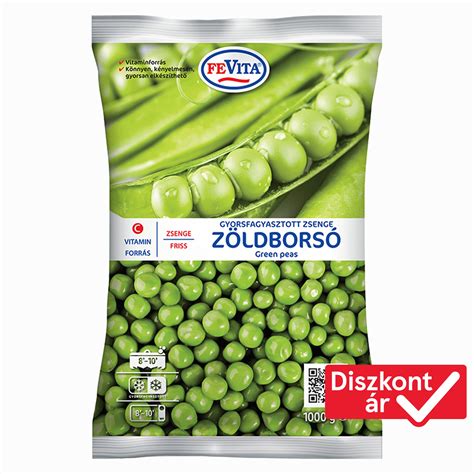Friss zöldborsó hüvelyek