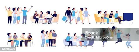 Családi beszélgetés illusztráció