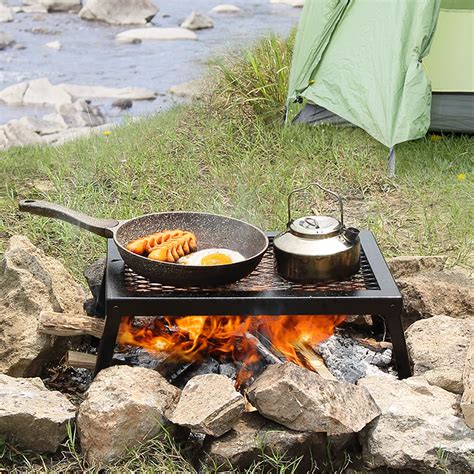 Kemping grill illusztráció