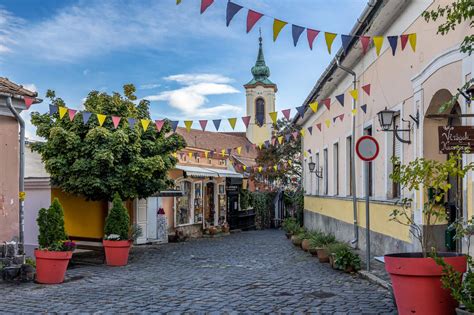 Szentendre főtere és éttermek