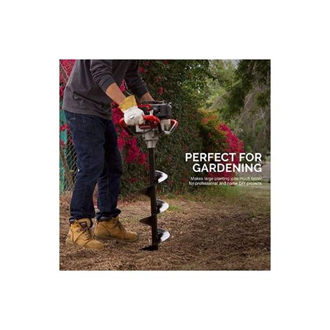 Kerti spirálfúró használatban