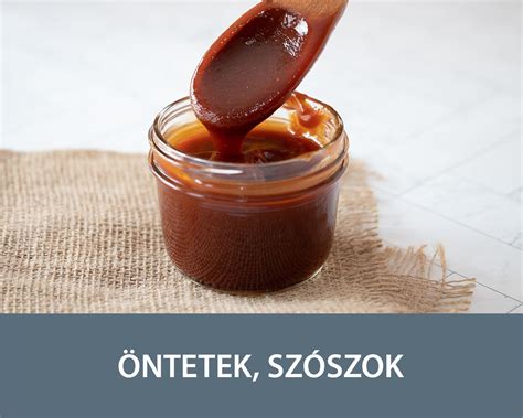 Különféle édes szószok