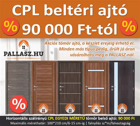 CPL ajtó szerkezeti felépítése