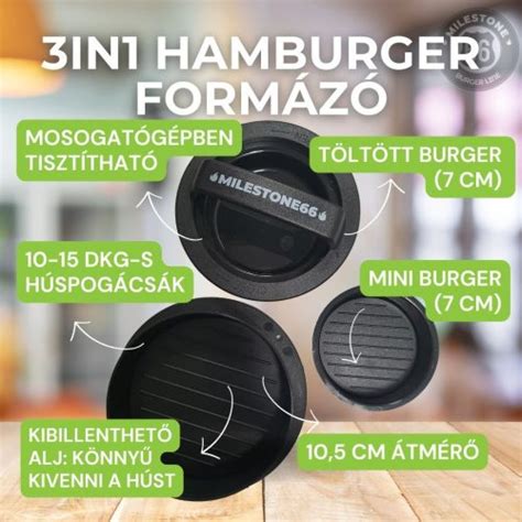 Milestone66 hamburger prés használat közben