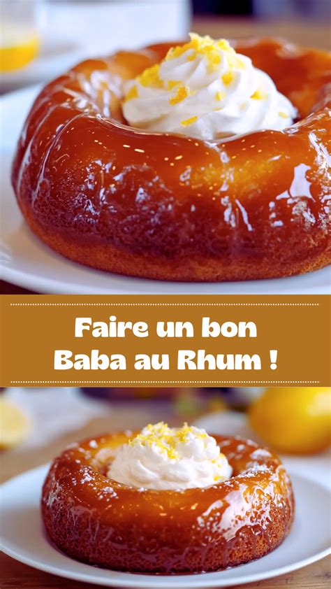baba au rhum rumos sziruppal meglocsolva