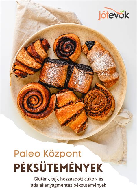 Tálalásra előkészített paleo péksütemények