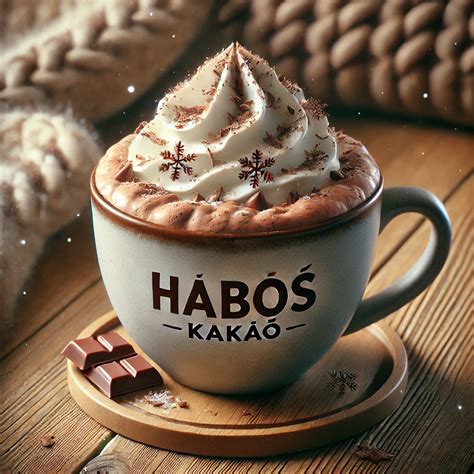 Készül a forró habos kakaó