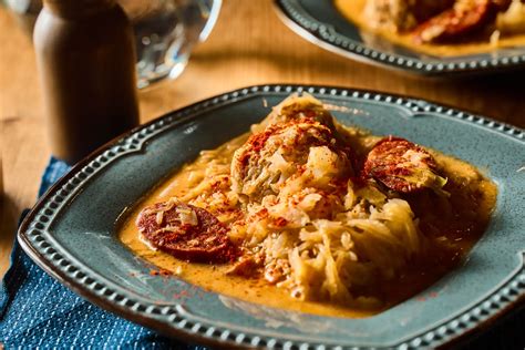 tálalt Eszterházi káposzta