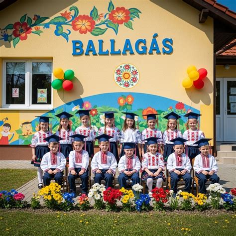 óvodai jelekkel díszített ballagási torta