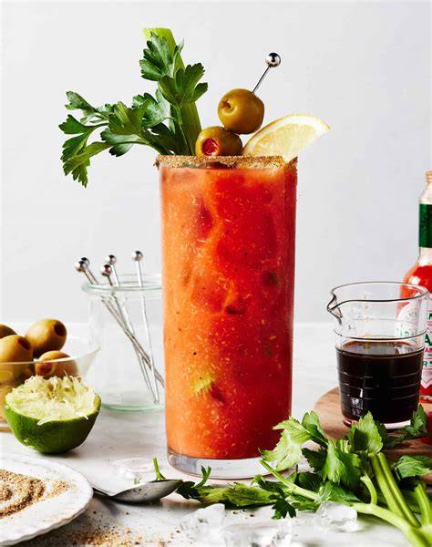 Bloody Mary koktél zellerszárral