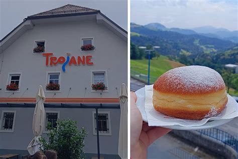 Trojane fánkozó látképe