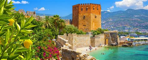 Alanya tengerparti panoráma
