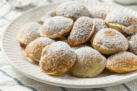 Poffertjes vajjal és porcukorral