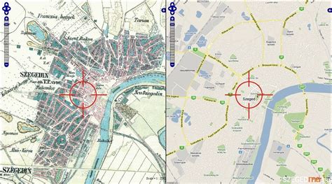 A szegedi Boszorkány-sziget térképe