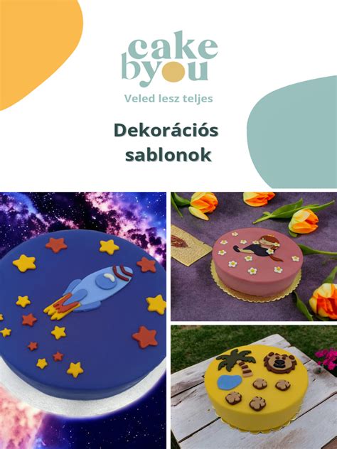 robbanó torta dekorációs elrendezés