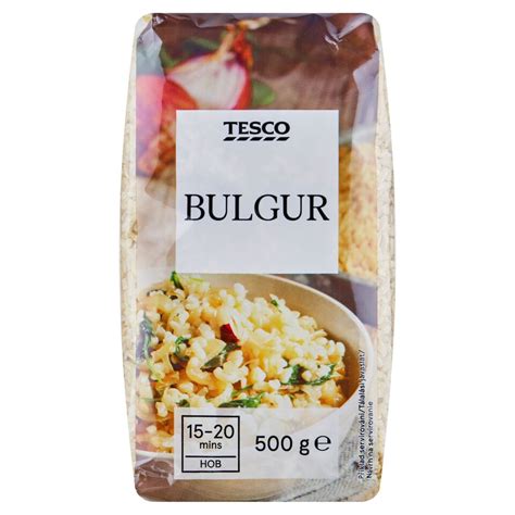 Tesco bulgur 500g csomagolás