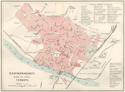 Térkép a szatmárnémeti gasztronómiai pontokról