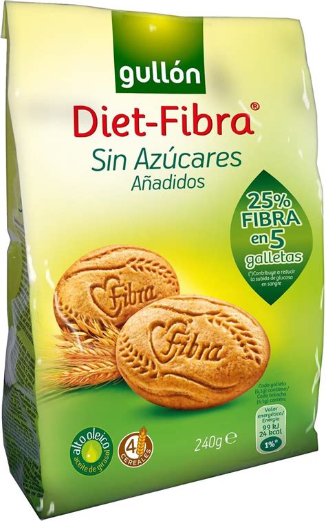 Gullón Diet Fibra Rostos Keksz csomagolása