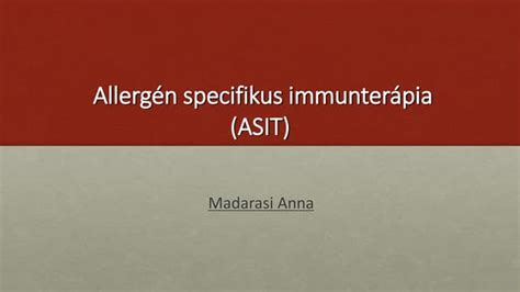 Allergén immunterápia folyamatábrája