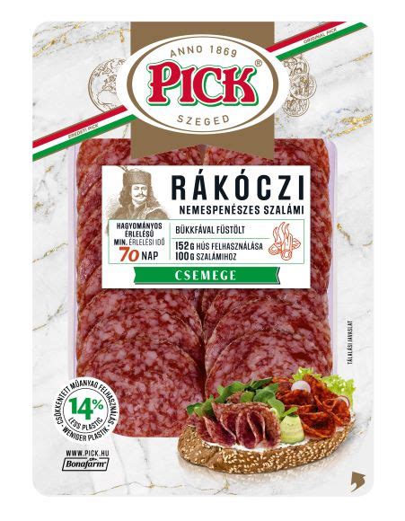 HERZ Rákóczi Szalámi csomagolása