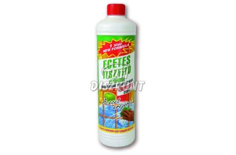 Ecetes vízkőoldó keverék készítése