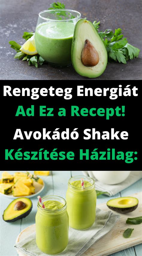 frissítő avokádó ital