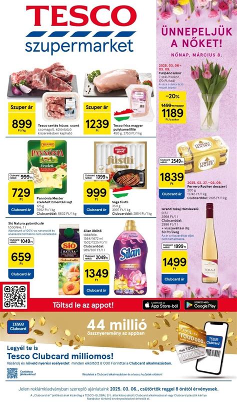 Tesco akciós újság