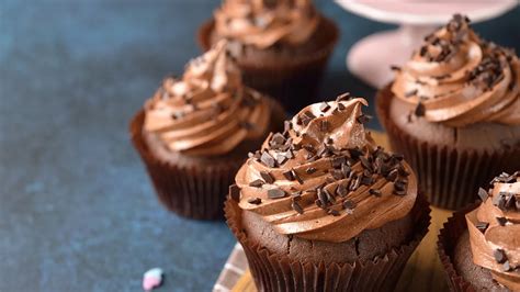 Díszített csokis muffin