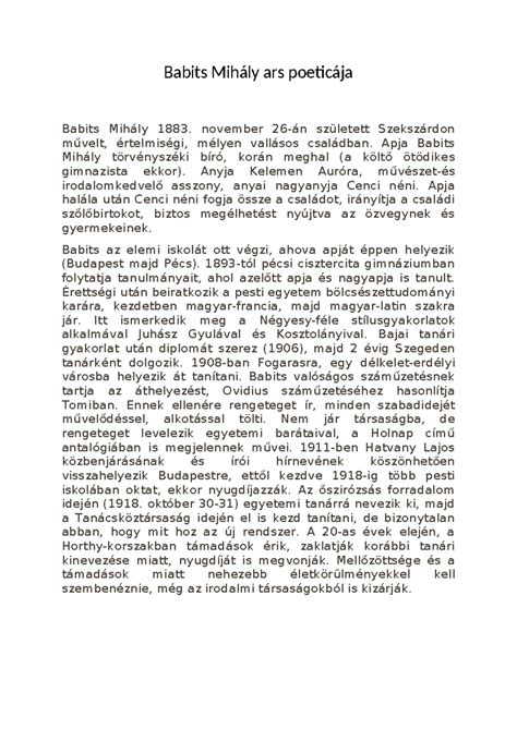 Babits Mihály aláírásfal
