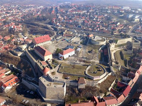 Eger vára madártávlatból