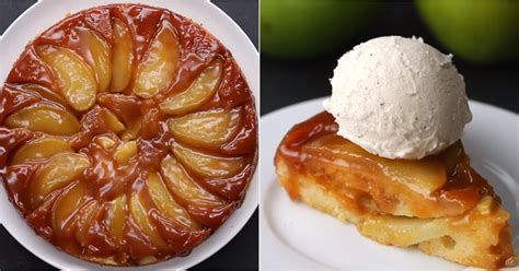 tökéletesen átsült, karamellizált almás fordított torta