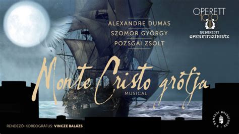 A Monte Cristo grófja musical plakátja