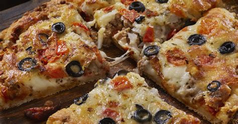 sült, ropogós pizza