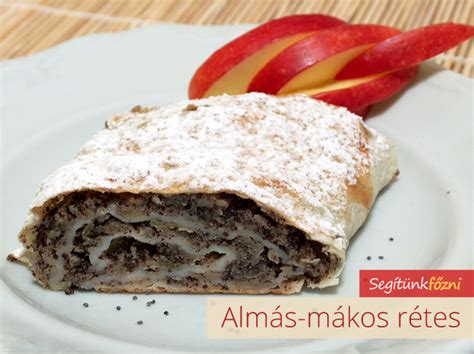 almás-mákos rétes