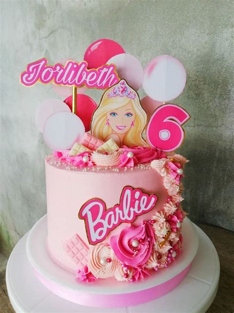 Barbie torta díszítő kellékek
