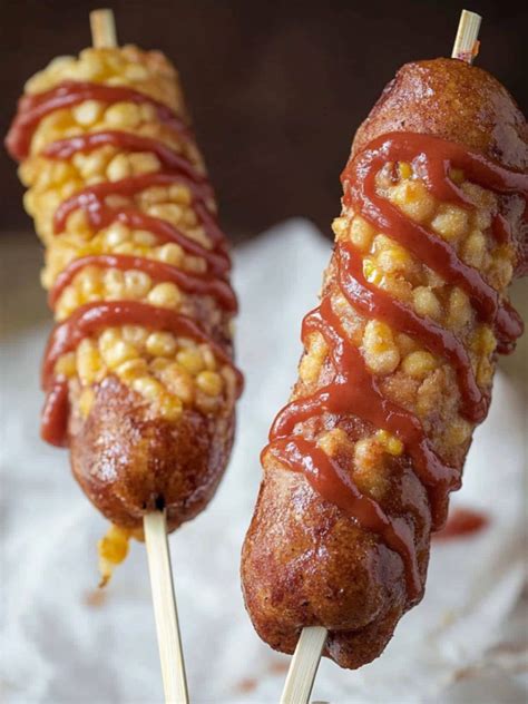 corn dog chilis szósszal