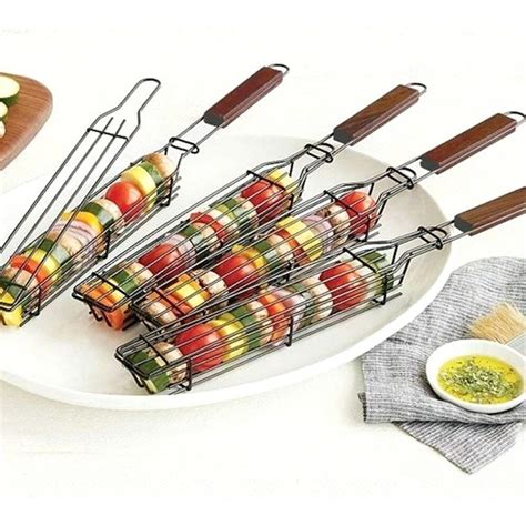 saslik sütő grill kosár