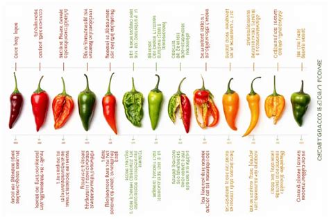 Chilipaprikafajták Scoville-skálával