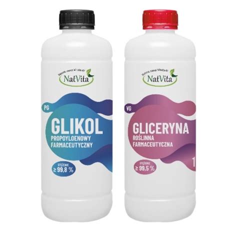 Kémiai szerkezetek: Propilén glikol és Növényi glicerin