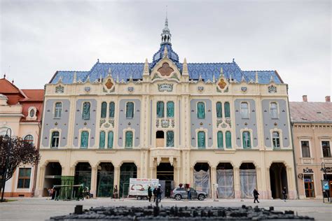 Jugendstil épület homlokzata